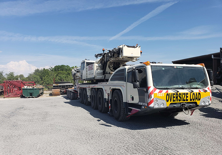 Monster Mobile Crane Rental Yard