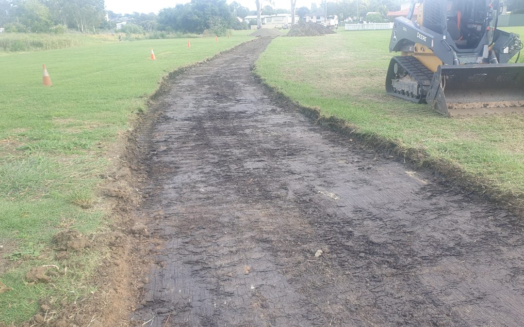 Heavy Vehicle Grass Access Road